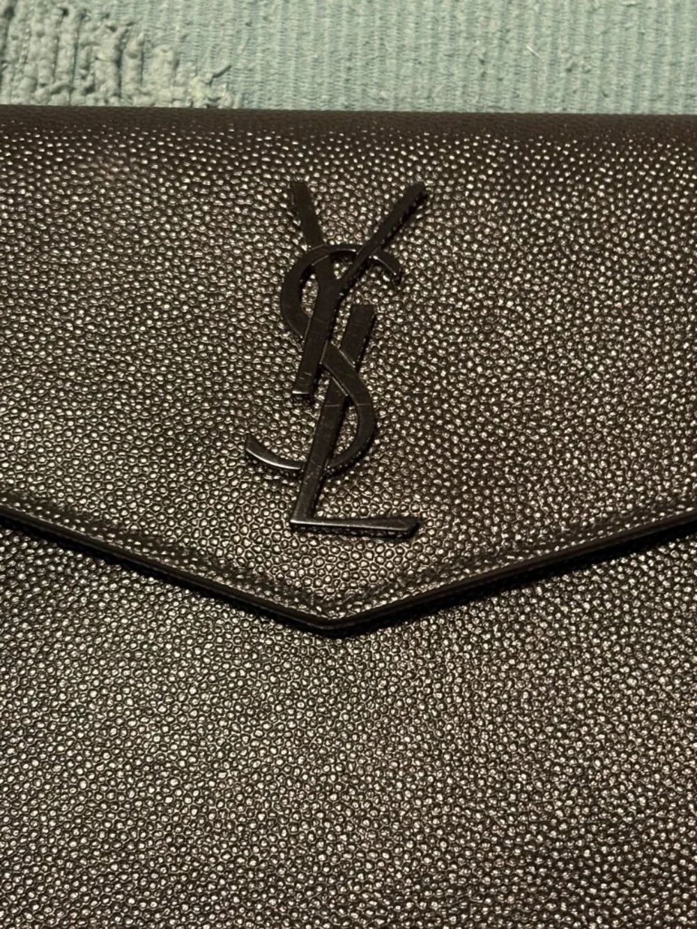 Saint Laurent Monogram Envelope Clutch